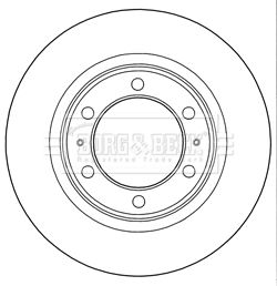 BORG & BECK Тормозной диск BBD5289